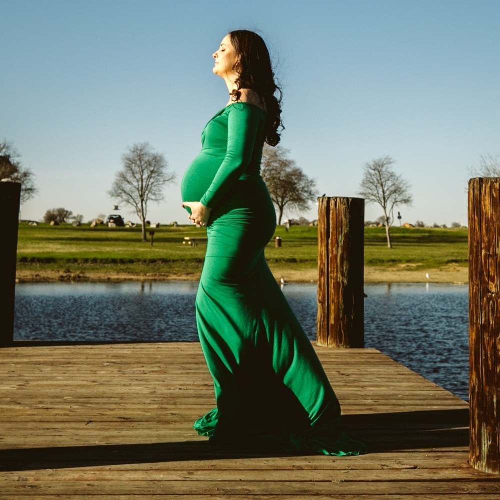 Sew Trendy Maternity Dress